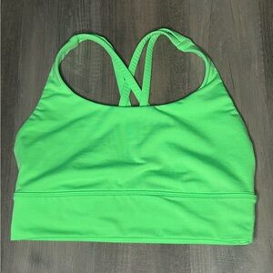 Lululemon Energy Bra Sz 6 *highlighter green*